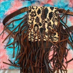 American darling leather/hide bag